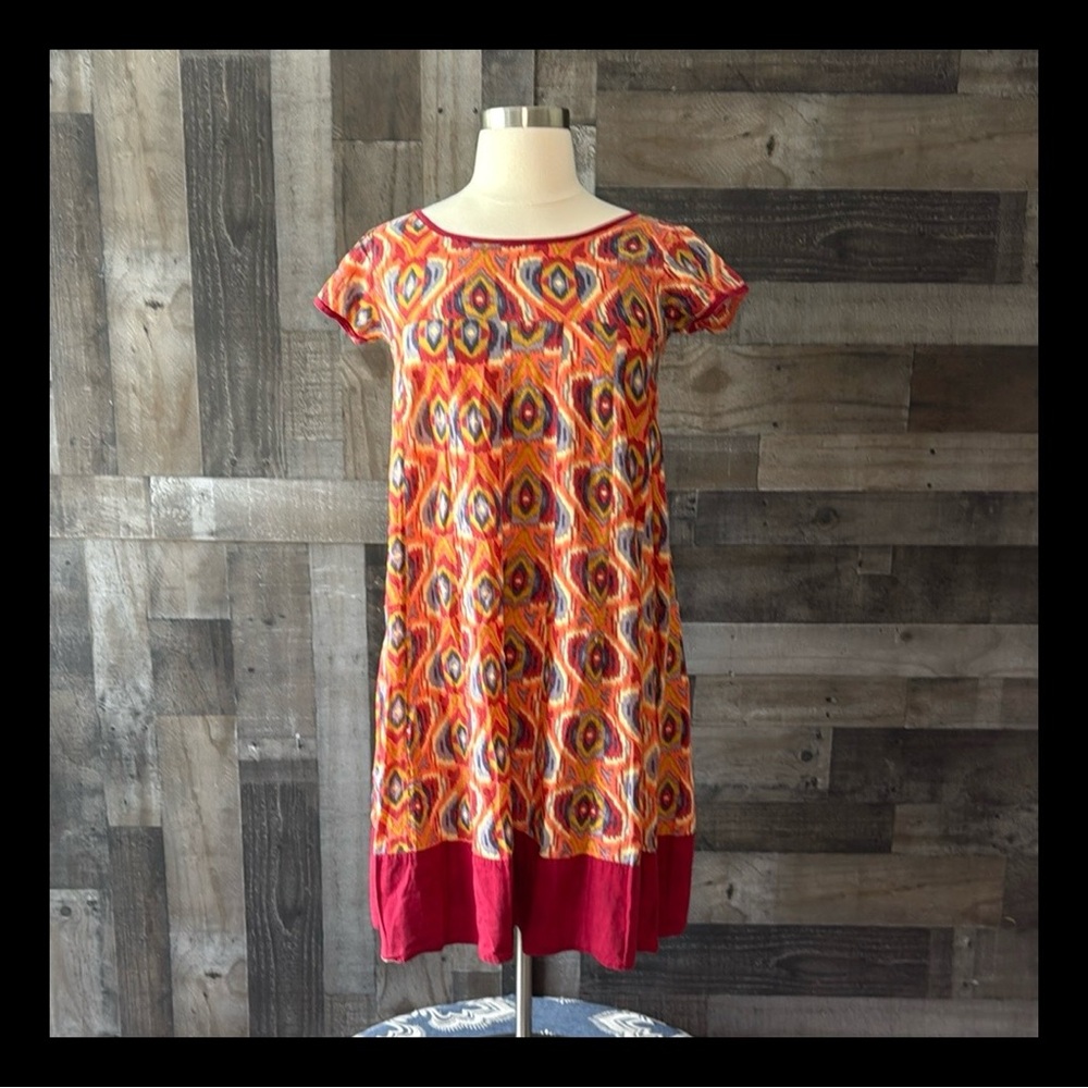 Festival Boho midi dress medium resortwear summer vacation garden party beach